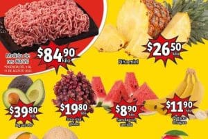 Ofertas Soriana Mercado frutas y verduras 9 y 10 de agosto 2022