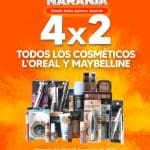 Temporada Naranja 2022: 4×2 en cosméticos L'Oréal y Maybelline