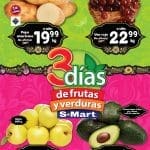 Ofertas S-Mart frutas y verduras del 6 al 8 de septiembre 2022