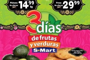 Ofertas SMart frutas y verduras del 13 al 15 de septiembre 2022