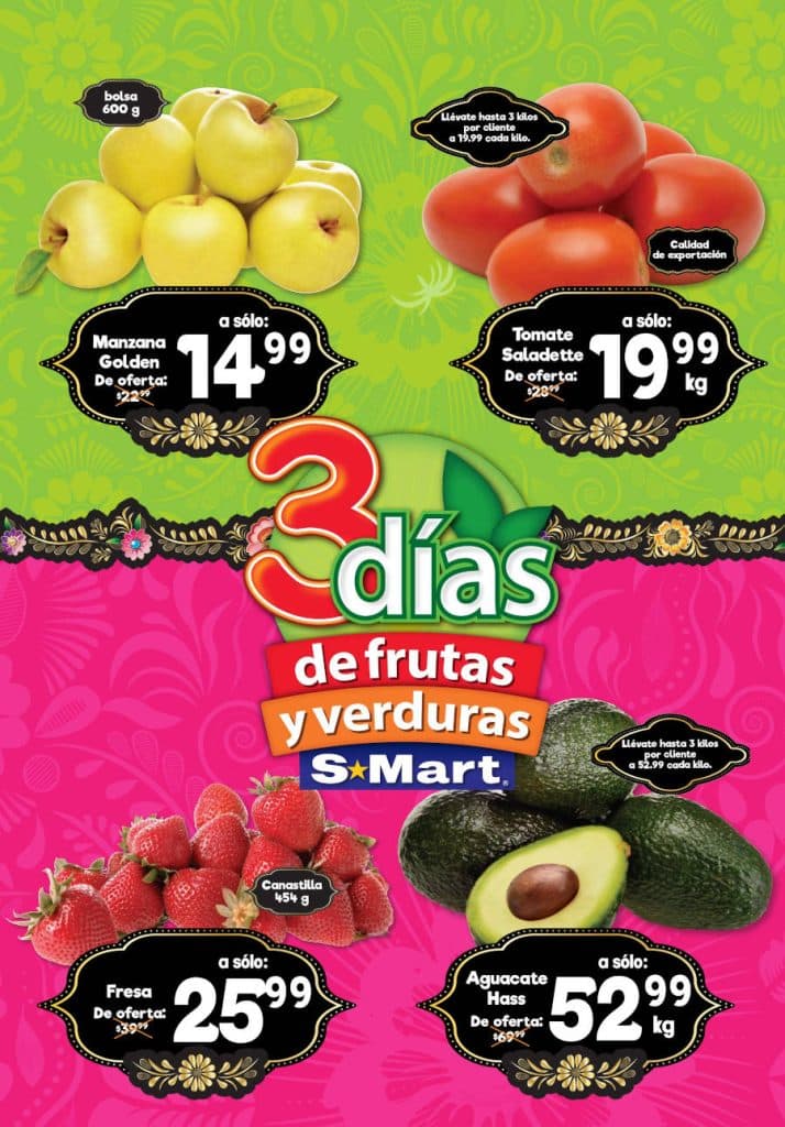 Ofertas SMart frutas y verduras del 20 al 22 de septiembre 2022 1