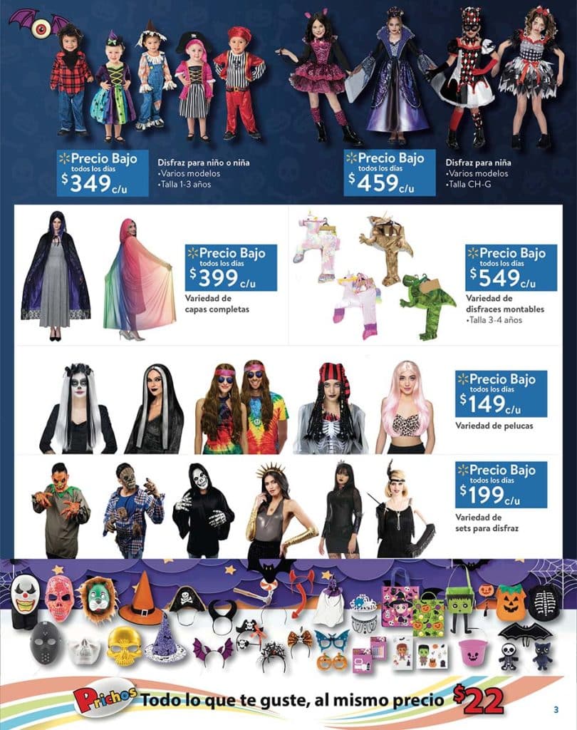 Folleto Walmart Halloween 20 de octubre al 10 de noviembre 2022 3