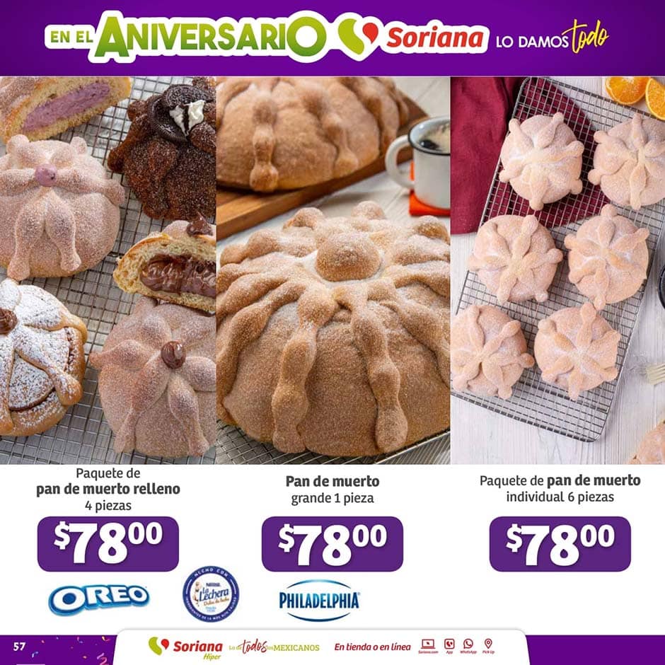 Folleto Soriana ofertas de Aniversario del 14 al 26 de octubre 2022 57