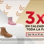 Sears: 3×2 en calzado para toda la familia del 14 al 31 de octubre 2022
