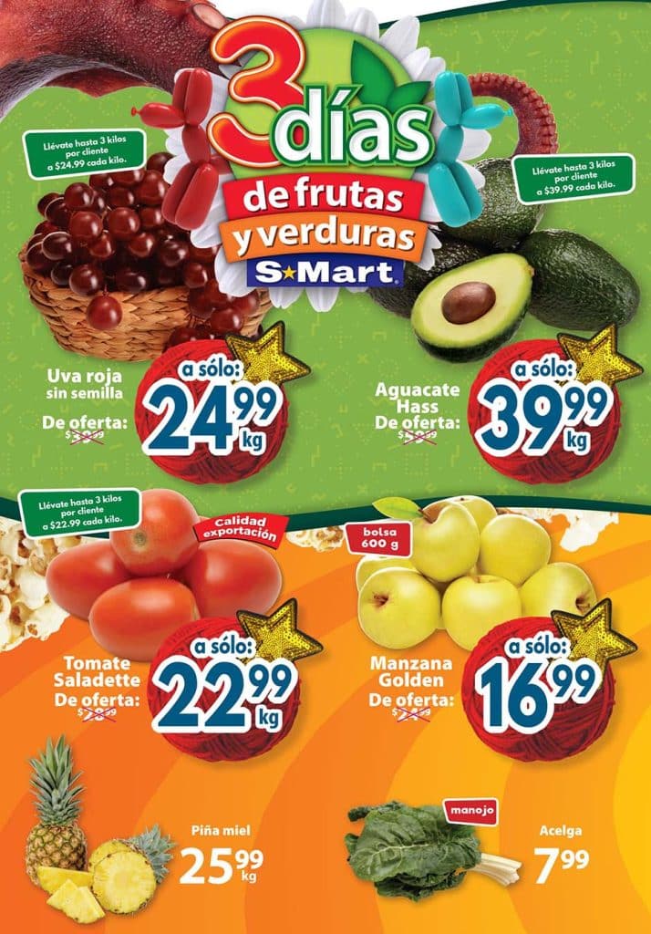 Ofertas SMart frutas y verduras del 11 al 13 de octubre 2022 1