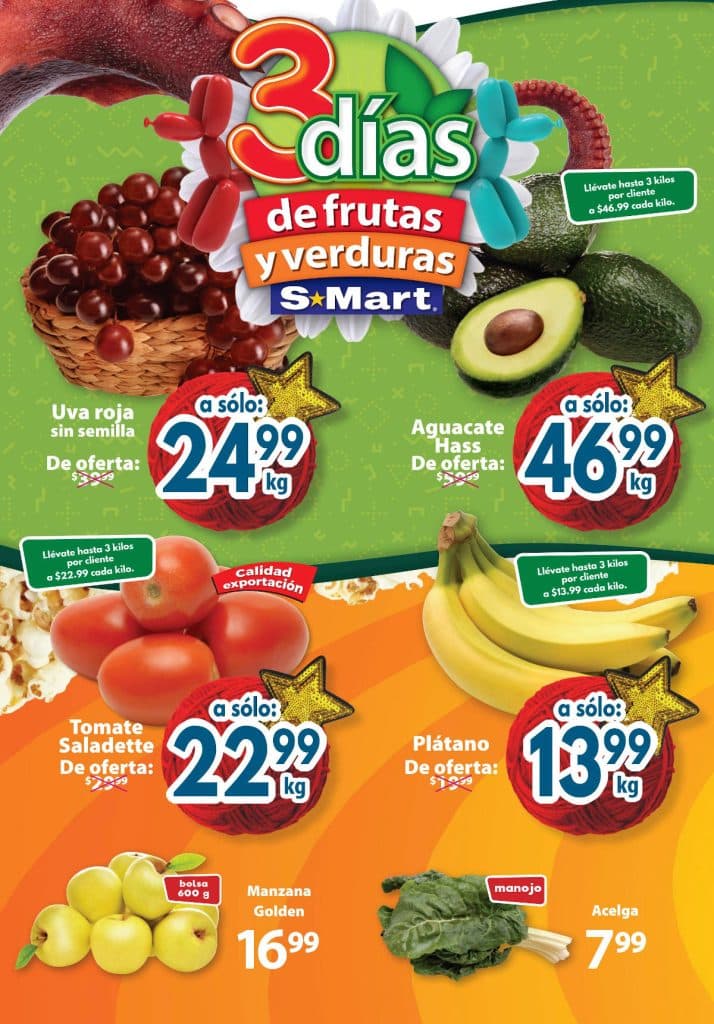 Ofertas SMart frutas y verduras del 4 al 6 de octubre 2022 7