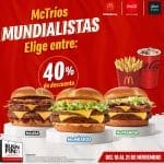 El Buen Fin 2022 en McDonald’s 40% de descuento en McTrio