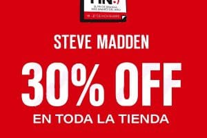 Buen Fin 2022 Steve Madden: 30% de descuento en toda la tienda