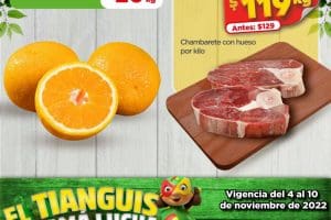 Ofertas Bodega Aurrerá frutas y verduras al 10 de noviembre 2022