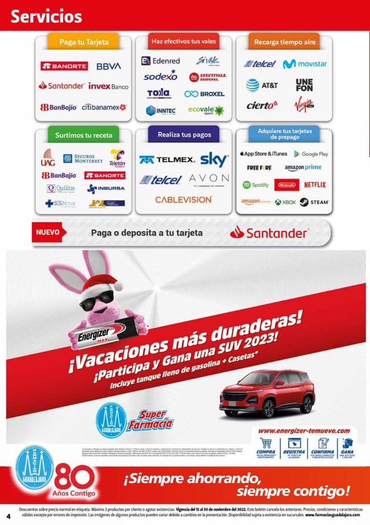 Folleto Farmacias Guadalajara ofertas del 15 al 30 de noviembre 2022 4