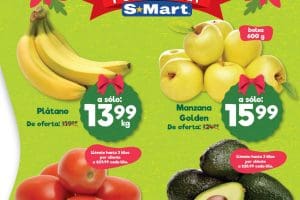 Ofertas S-Mart frutas y verduras del 22 al 24 de noviembre 2022