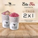 Promociones Santa Clara Buen Fin 2022: 2×1 en helado