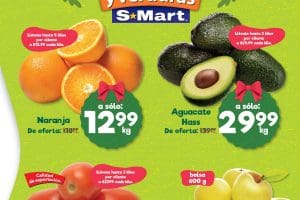Frutas y Verduras SMart del 29 de noviembre al 1 de diciembre 2022