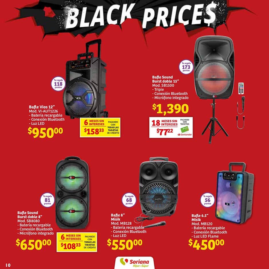 Folleto Soriana Black Prices del 22 al 30 de noviembre 2022 10
