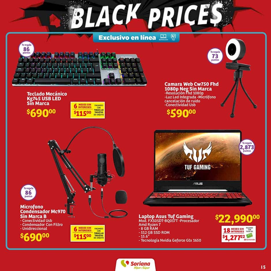 Folleto Soriana Black Prices del 22 al 30 de noviembre 2022 47
