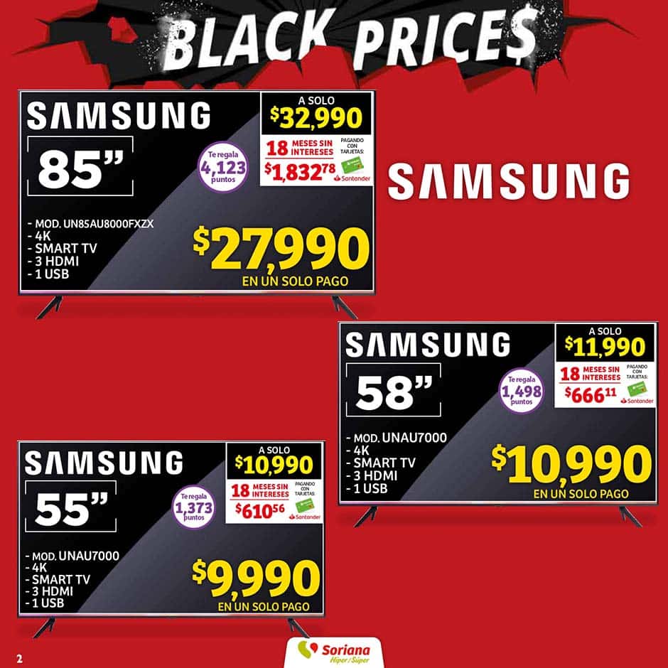 Folleto Soriana Black Prices del 22 al 30 de noviembre 2022 34