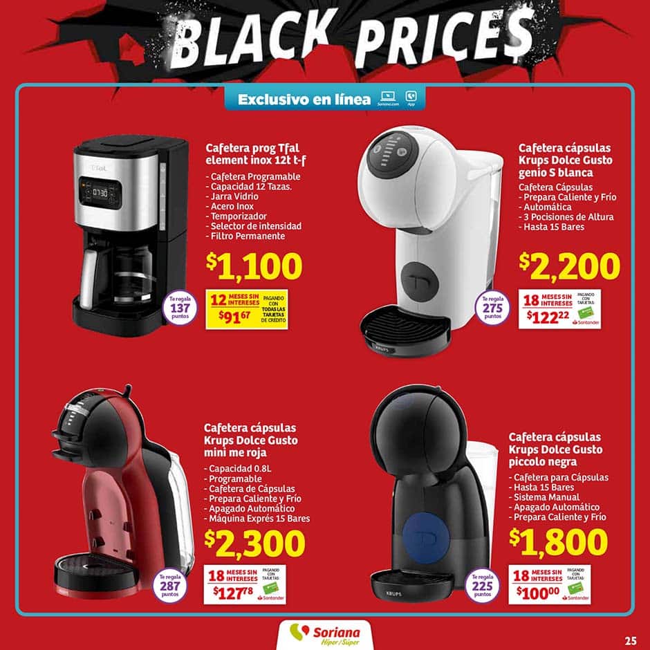 Folleto Soriana Black Prices del 22 al 30 de noviembre 2022 25