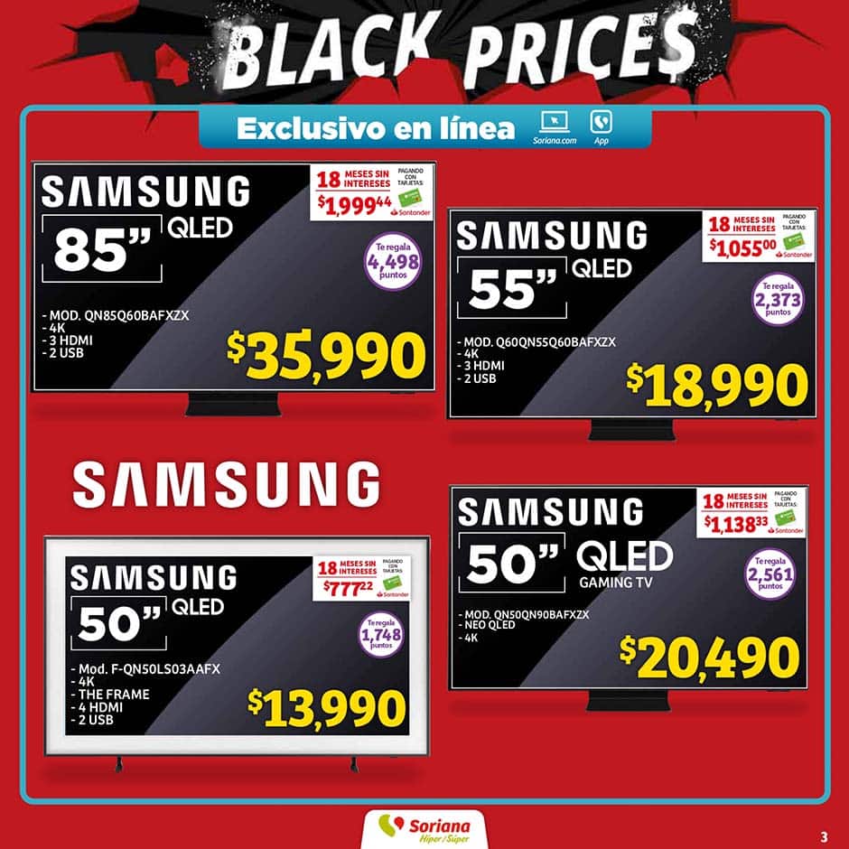 Folleto Soriana Black Prices del 22 al 30 de noviembre 2022 3