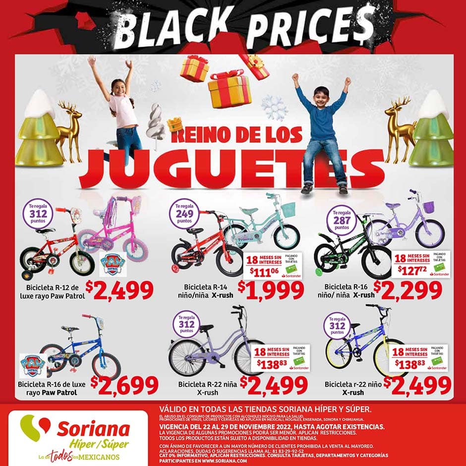 Folleto Soriana Black Prices del 22 al 30 de noviembre 2022 64