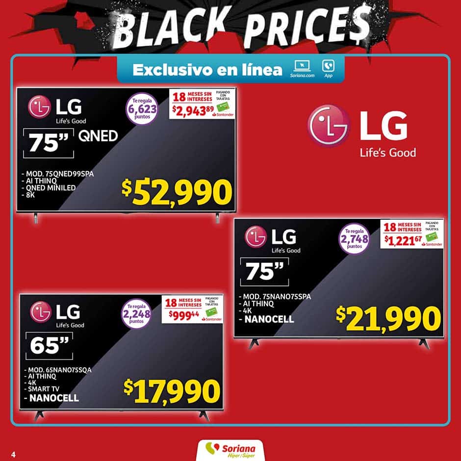 Folleto Soriana Black Prices del 22 al 30 de noviembre 2022 36