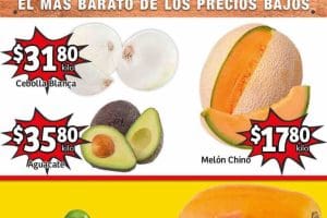 Frutas y Verduras Soriana Mercado 15 y 16 de noviembre 2022