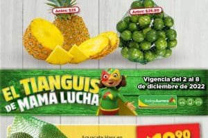 Ofertas Bodega Aurrerá frutas y verduras al 8 de diciembre 2022