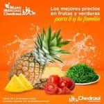 Ofertas Chedraui Martimiércoles de frutas y verduras 20 y 21 de diciembre 2022