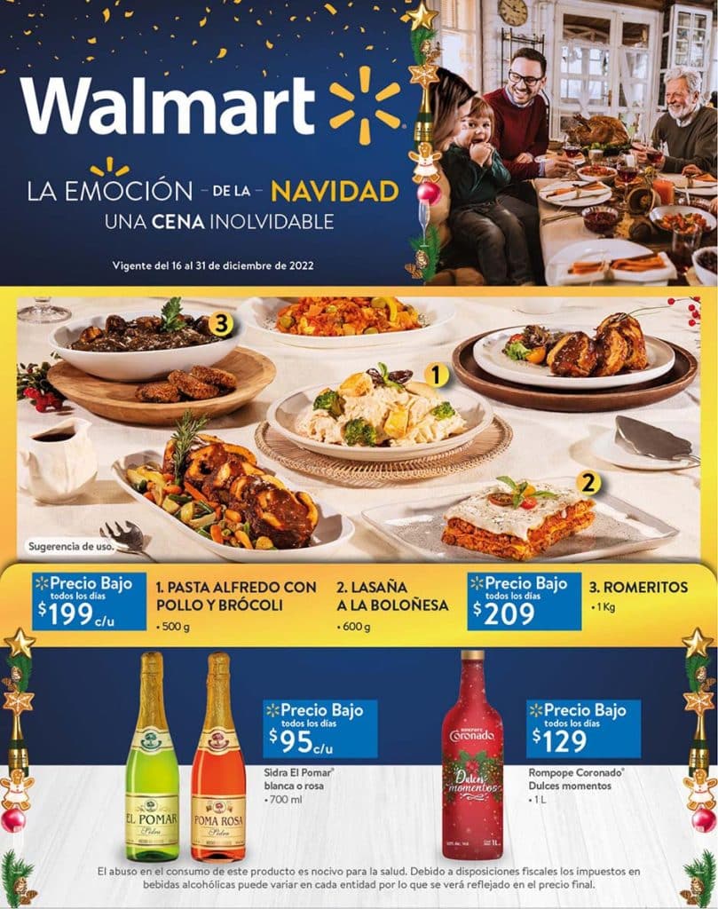 Ofertas Walmart Cenas Navideñas Diciembre 2022 1