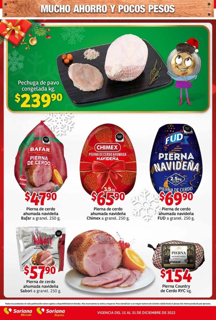 Folleto Soriana Mercado Navidad del 15 al 31 de diciembre 2022 2
