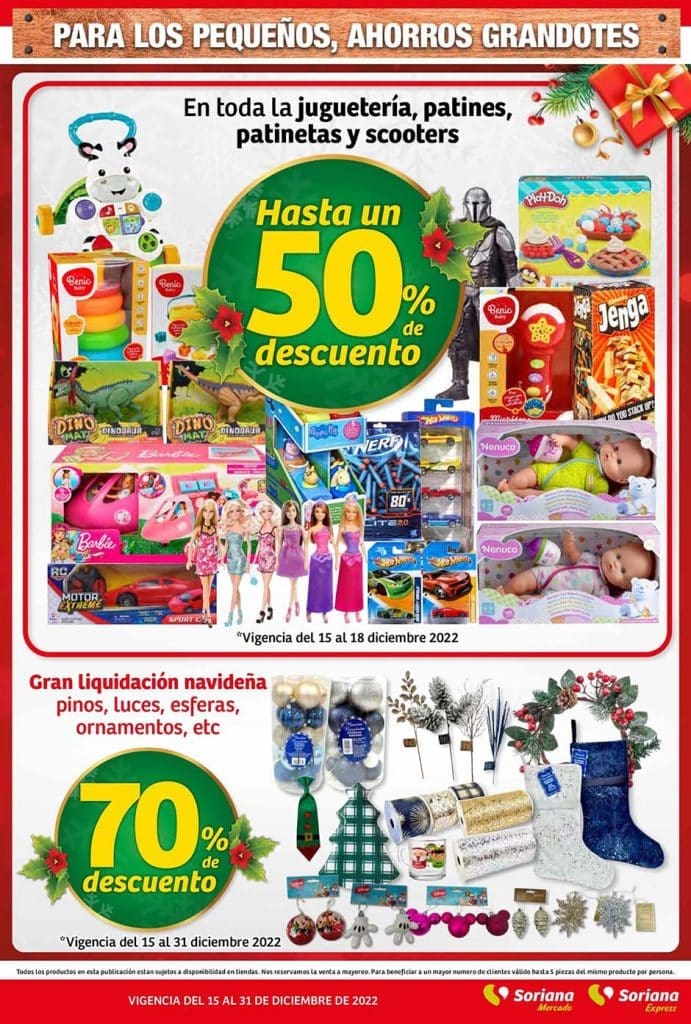 Folleto Soriana Mercado Navidad del 15 al 31 de diciembre 2022 26