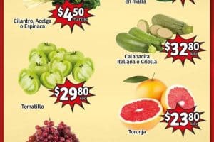 Frutas y Verduras Soriana Mercado 6 y 7 de diciembre 2022