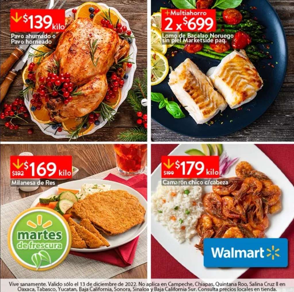 Ofertas Walmart Martes de Frescura 13 de diciembre 2022 3