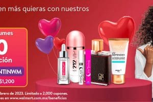 San Valentín Walmart: Cupón $150 de bonificación en perfumes y belleza