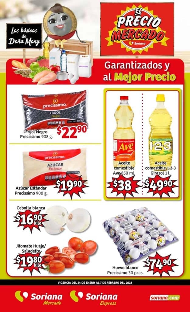 Frutas y Verduras Soriana Mercado 24 y 25 de enero 2023 3