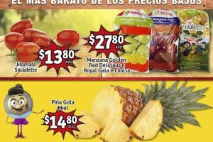 Frutas y Verduras Soriana Mercado 31 de enero y 1 de febrero de 2023