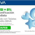 Bodega Aurrerá: 18 MSI + 8% Bonificación con tarjetas BBVA