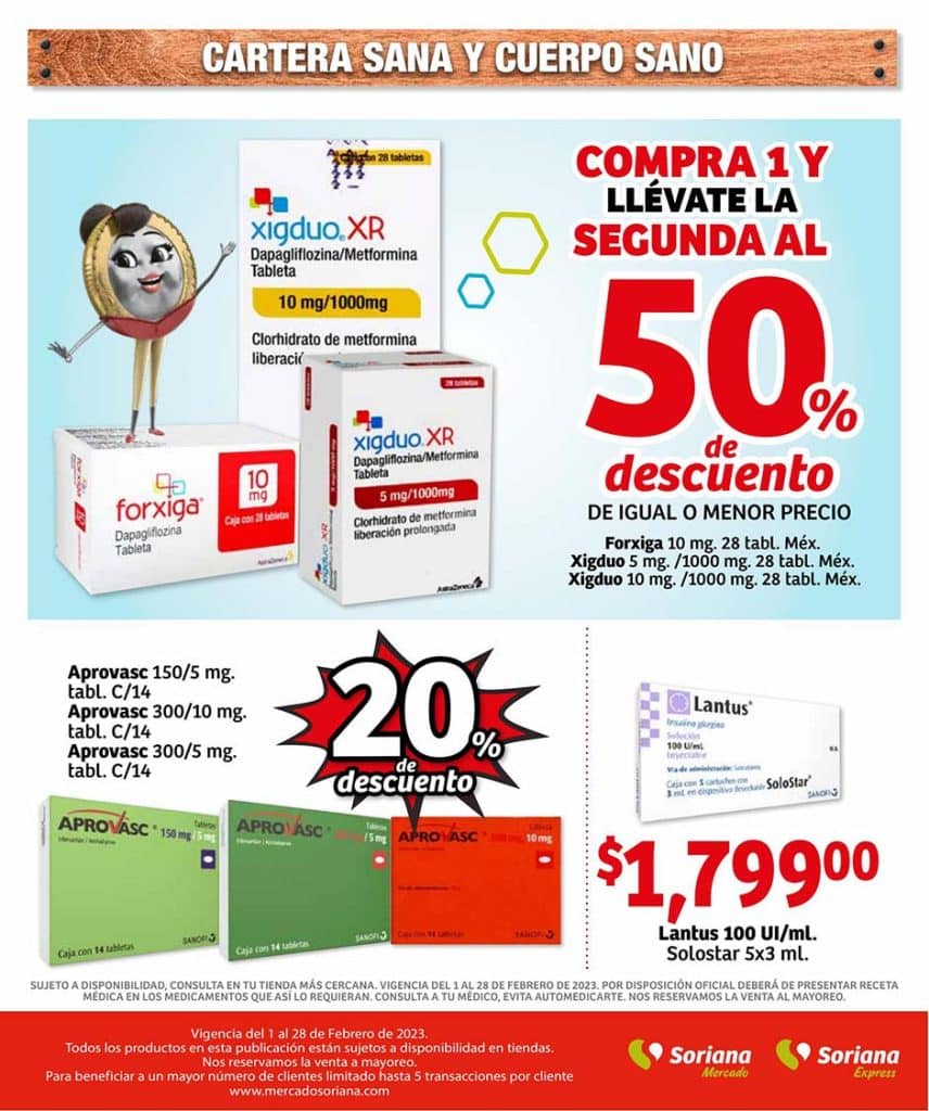 Folleto Soriana Mercado Ofertas de Farmacia Febrero 2023 23