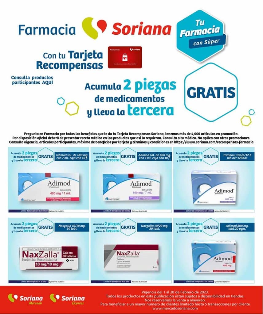 Folleto Soriana Mercado Ofertas de Farmacia Febrero 2023 32