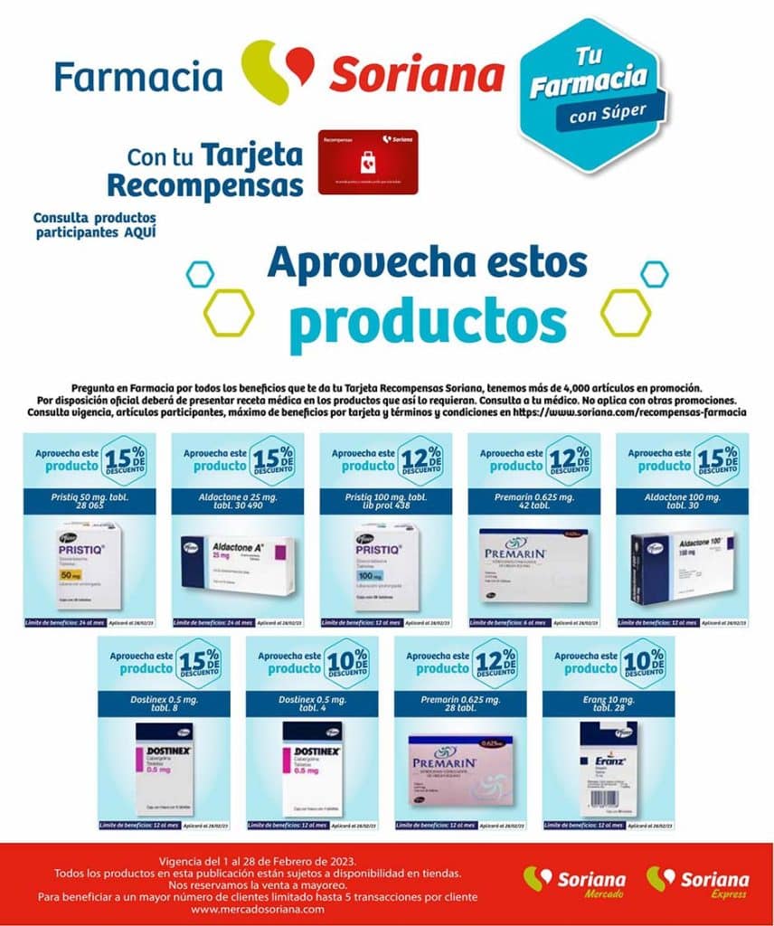 Folleto Soriana Mercado Ofertas de Farmacia Febrero 2023 37