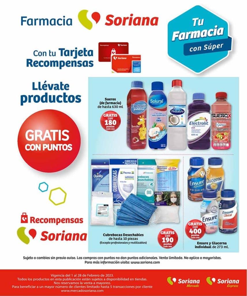 Folleto Soriana Mercado Ofertas de Farmacia Febrero 2023 9
