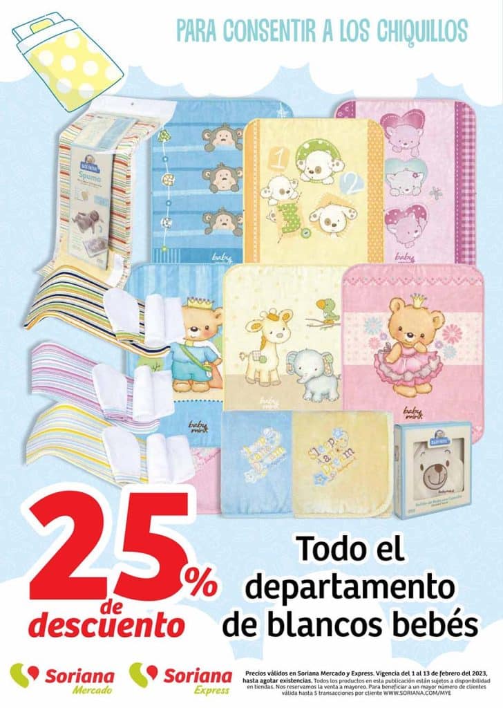 Folleto Soriana Mercado Ofertas de Bebés al 13 de febrero 2023 11