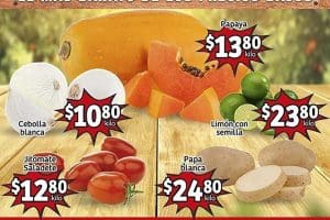 Frutas y Verduras Soriana Mercado 14 y 15 de febrero de 2023