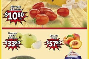 Frutas y Verduras Soriana Mercado 21 y 22 de febrero 2023