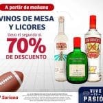 Soriana: Vinos de mesa y Licores Segundo al 70% de descuento