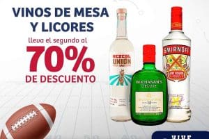 Soriana: Vinos de mesa y Licores Segundo al 70% de descuento