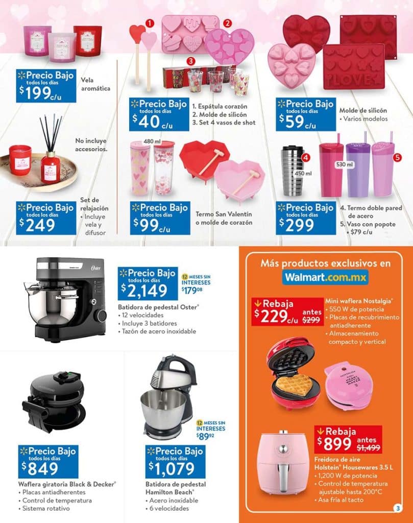 Folleto Walmart San Valentín del 1 al 14 de febrero 2023 3