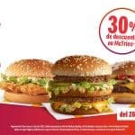 McDonalds: Happy Week 30% de descuento en McTríos desde App