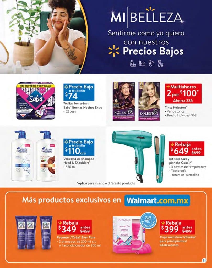 Folleto Walmart Vacaciones Precios Bajos 15 al 31 de marzo 2023 30
