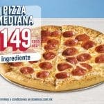 Domino's Pizza: Pizza Sartén grande  1 ingrediente a $149