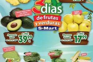 Ofertas SMart frutas y verduras del 14 al 16 de marzo 2023